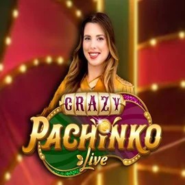 Crazy Pachinko logo by Evolution Hugo Casino