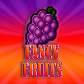 Fancy Fruits slot logo by Gamomat at Hugo Casino