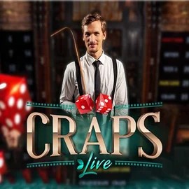 Live Casino logo of Live Craps from Evolution at Hugo Casino