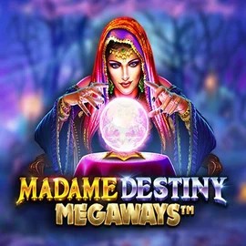 Madame Destiny Megaways logo by Pragmatic Play at Hugo Casino