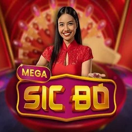 Mega Sic Bo online game logo by Pragmatic Play on hugoscasino.se