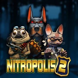 Nitropolis 2 by ELK Studios, showcased at hugoscasino.se – game logo
