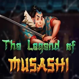 Official Slots logo: The Legend of Musashi by Peter & Sons at Hugo Casino